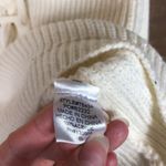 Entro Anthropologie  lace up‎ sweater women’s size small Photo 5