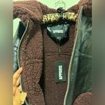 NWT $575 Apparis Catalina Jacket Noir and Burgundy XL Red Photo 8