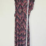 Misa  Chevron Wrap Maxi Dress size medium Photo 4