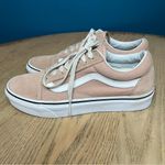 Vans  Old Skool Lace Up Low Suede Canvas Sneakers Pale Pink Men’s 6/Women’s 7.5 Photo 2