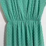 Tea N Rose mint green clip dot sleeveless coquette mini dress, size small Photo 2