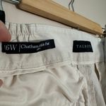 Talbots SALE! Cream The Chatham Ankle Curvy Pants Size 16W EUC Photo 4