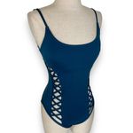 Red Carter Crisscross strap one piece swimsuit by , New ladies small bathing suit Photo 4