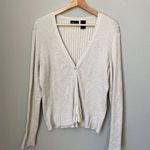 Moda International Women's Size XL Long Sleeve Knit Chic Trendy Beige Cardigan Tan Photo 2