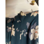 ASTR  The Label Floral Print V Neck Short small Sleeve Romper Jumpsuit Teal Photo 1