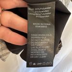 Sam Edelman Women's Size 12 Black White Plaid Long Sleeve Tie Front Midi Dress Photo 5