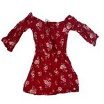 American Eagle  boat neck/off shoulder COTTAGE CORE PREPPY mini dress Photo 3