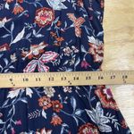 Old Navy  Halter Maxi Dress Womans Large Blue Sleeveless Floral Vacation Cottage Photo 12