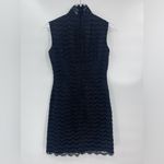 Carmen Marc Valvo  -‎ Black Floral Embroidered Dress Sz 4 Photo 1