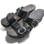 Dansko Womens  Slip On Sandal 37 Adjustable Strap Heels Photo 1