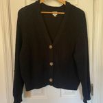 A New Day AND Black Knit Button-Front Cardigan Photo 1
