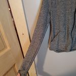 Athleta Size Extra Small XS Long Sleeve Zipper Jacket Pockets Heathered Grey Photo 2