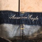 American Eagle  acid light wash studded denim booty shorts size 4 Photo 3