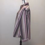 Lee  pink brown contemporary striped long sleeve button Down shirt Photo 3