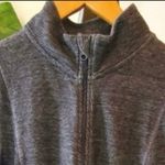 Lane Bryant  Fleece Sweatshirt Jacket Dark Heather Gray Zip Up Pockets Size 14/16 Photo 1