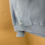 Vintage Morning Sun Large 1990's Sweatshirt Collared Flowers Made in USA Blue Photo 2