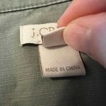 J.Crew  Olive Green Cargo 1/2 Zip Front Tunic Shirt Womens Size Medium Photo 8