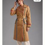 Anthropologie Avec Les Filles Trimmed Trench Coat Large Photo 6