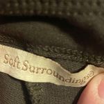 Soft Surroundings Brown Pull On Elastic Waist Thick Crop Pants Sz L Photo 6