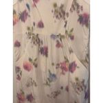Theory Watercolor Floral Dress 12 Sleeveless Feminine Wedding Guest Spring Photo 3