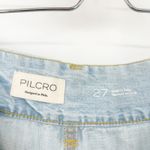 Pilcro Anthropologie Womens Wide Leg Baggy Jeans Size 27 Pleated Light Wash Photo 6