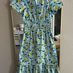 French Connection NWT  Bluebird Lemon Maxi Dress Photo 0