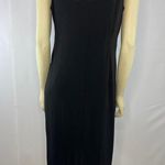 Carmen embellished black Gunmetal Beads Classic sleeveless dress size 10 Photo 9