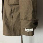 Calvin Klein  Coat Women Size 6 Brown Wool Blend Double‎ Breasted Peacoat Photo 8