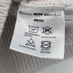 Brandy Melville  white knit crop‎ top small Photo 3