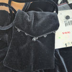 Kathie Lee Collection 2000's Deadstock Kathie Lee Velvet Dress w/bag Small Photo 4