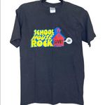 Gildan Black Short Sleeve School House of Rock Junior Live Vintage Grpahic Tee Size S Photo 0