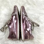 Tory Burch Sport Metallic Ruffle Trainer Sneaker Sz 11 Photo 4