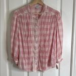 Sundance  Cotton gauze gingham button down shirt Photo 1