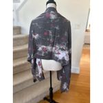 Military Army Grey Green Red Star Print Wool Viscose Wrap Shawl Scarf 28 x 76 Gray Photo 1