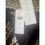 Anthropologie NWT Moon River Braelyn Tweed Fringe Blazer Black/ Gold Size S Photo 10