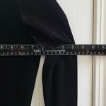 Only Hearts  Helena Stuart Black Velour Mock Neck Pull Over Blouse Medium Chic Photo 7