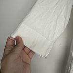 L.L.Bean  womens White hooded long tunic beach cover-up pocket sz Medium Photo 4