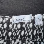kim rogers Stylish Black & White Animal Print Maxi Skirt size Medium Photo 6