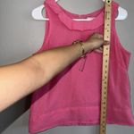 J Crew Women’s Sleeveless Hot Pink Silk Blend Blouse Size 8 Photo 4