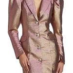 NEW Rotate Birger Christensen Fonda Metallic Puff Photo 0