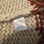 Coco + Carmen  Aztec Print Fringe Poncho Sweater One Size Photo 5