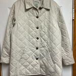 Orvis  cream Quilted Jacket sz S Photo 0