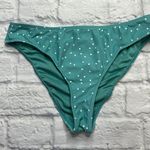 O'Neill  Women's Aqua Polka Dot Stretch Mid-Rise Sandys Bikini Bottom S New Photo 1