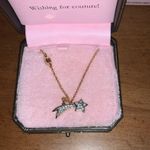 Juicy Couture Retro  Pam & Gela Pave Silver Crystal Shooting Star Wish Necklace Photo 1