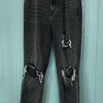 PacSun Grey Denim Distressed Mom Jeans Size 27 Photo 0