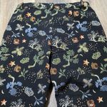 H&M Embroidered Irridescent Whimsical Pattern Black and Gold Trousers Size 6 Photo 5