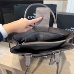 Coach Swagger Carryall Pebble Leather Large Shoulder Bag Style 36488 Photo 8