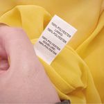 Ramy Brook  Satin Draped Maxi Dress Canary Yellow Photo 4
