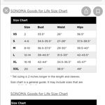 Sonoma - pocket pink berry Henley knee length dress Large shirt dress Photo 8