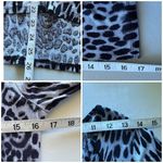 Cynthia Rowley  Women’s Leopard Print 3/4 Sleeve Tunic Blouse Multicolor XS Photo 5